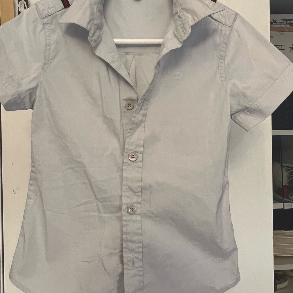 Gucci button down shirt, size 5.